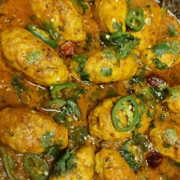 Reshmi kebab karahi Plate